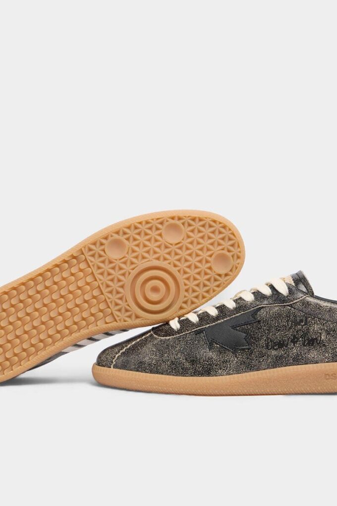 Zapatillas Dsquared2 Rebels de piel craquelada Zapatillas Dsquared2 Rebels de piel craquelada